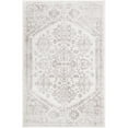 thumbnail image 1 of Unique Loom Oxford Medallion Intricate Design Rug 4' x 6' Rectangle Cream/Gray, 1 of 2