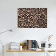 thumbnail image 2 of Kitchen Canvas Wall Art Coffee Bean Picture Dining Room Canvas Painting for Coffee Shop Home Wall Decor, Coffee Berry Framed Artwork for Kitchen Restaurant Decoration Ready to Hang (12" Hx18 W), 2 of 6