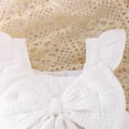 thumbnail image 5 of Shachafan Girls Sleeveless Flutter Dress With Bowknot Backless Summer Casual Party Wear Toddler Baby Floral Print Outfit Girls Holiday Outfits, 5 of 9