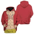 thumbnail image 4 of anime manga japanese comic cosplay halloween Cosplay Luffy One Piece Custom T-Shirts Hoodies Apparel, 4 of 4
