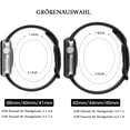 thumbnail image 2 of Pulsera deportiva compatible con Apple Watch Strap, pulsera de silicona transpirable con hebilla de doble orificio para iWatch Series 7 SE, 2 of 5