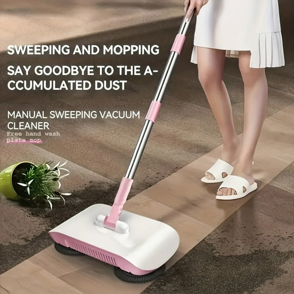 Household Hand-Pushed Sweeper Cleaner Machine Cordless Quick Drying 3 In 1