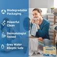 thumbnail image 5 of Laundry Detergent Sheets 3 Pack Up to 180 Loads, Fresh Linen - Great For Travel, Apartments, Dorms, No Plastic, Sustainable, Biode, 5 of 6