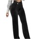 thumbnail image 1 of Pantalones Con Forro Polar Gibobby Para Mujer Informales De Terciopelo Dorado Moda Otoño Invierno Negro L, 1 of 4