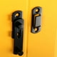 thumbnail image 2 of Cerradura de puerta corrediza de granero ShuxiuWang pestillo de acero inoxidable 2 piezas negro, 2 of 5
