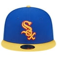 thumbnail image 2 of Men's New Era  Royal/Yellow Chicago White Sox Empire 59FIFTY Fitted Hat, 2 of 6