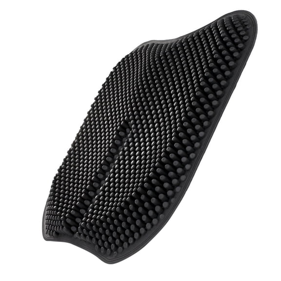 Massage Cushion Breathable Comfortable Practical Massage Silicone Cushion for Car Woman Man (Black)
