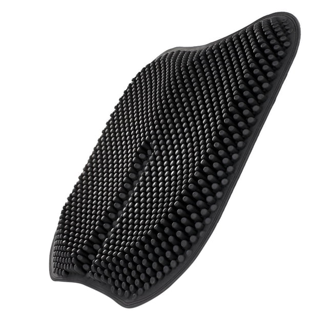 Massage Cushion Breathable Comfortable Practical Massage Silicone Cushion for Car Woman Man (Black)