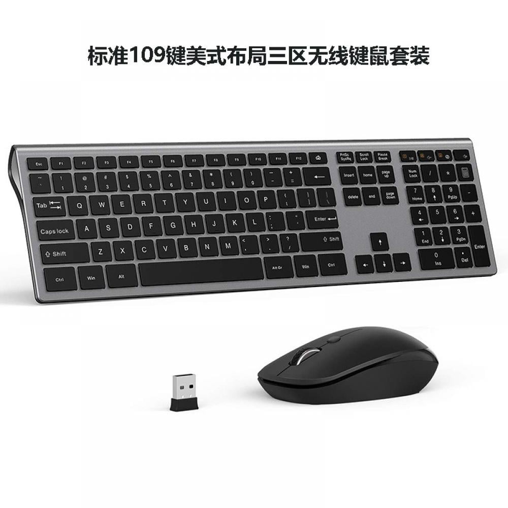 Wireless Keyboard And Mouse Combo Set 2.4G For MAC PC Windows7/8/10 IOS Slim 