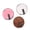 Pink, Brown, White, variant on Suodoka 3 Pcs Reusable Makeup Remover Sponge Pads, Microfiber Facial Cleansing Towel Puff Set, Pink/Brown/White (4.7 inches / 12 cm)