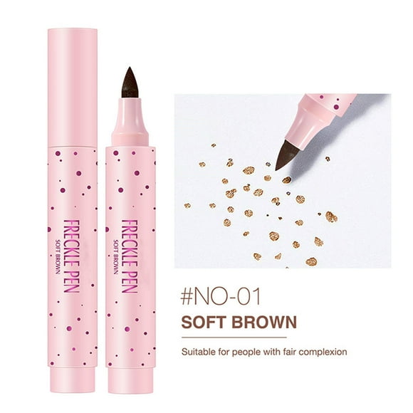 Xihbxyly Lápiz para Pecas, Maquillaje Resistente Al Agua con Punta Fina, Color Natural de Larga Duración, Fórmula Suave para La Piel, Mejora La Belleza Diaria, para Todo Tipo de Piel, Pecas Personali