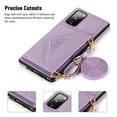 thumbnail image 4 of Dteck Case for Samsung Galaxy S20 FE 6.5-inch,Luxury Leather Wallet Case Magnetic Flip Card Holder Slots Back Protective Kickstand S20 FE 5G Phone Cover with Shoulder Strap (about 1.4m),Lightpurple, 4 of 5