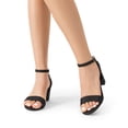 thumbnail image 4 of Sandalia DREAM PAIRS CARNAVAL Negra con Tacón Bajo de Bloque Talla 6, 4 of 6