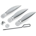 thumbnail image 2 of Weber 22" 7444 One Touch Cleaning System for Charcoal Grill, Silver, 6 Pieces, 2 of 2