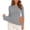 Gray, variant on Thermal Tops for Women, Crew Neck Winter Warm Long Sleeve Stretch Womens Base Layers Underwear Navy Size L