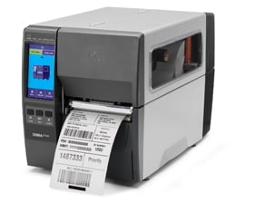 Zebra ZT231 4" Thermal Transfer Label Printer – 300 dpi, Ethernet, Touch Display, Industrial Barcode Printer, P/N; ZT23142-T01000FZ