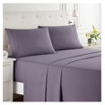 thumbnail image 2 of Bed Sheets, Premier 1800 Series Bed Sheet Set, Deep Pocket, Wrinkle, Fade, Stain Resistant, Luxury Soft Bedding Sheets & Pillowcases, California King, Gayish Purple, 2 of 7