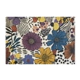 thumbnail image 7 of Yayeee Bath Rug for Bathroom Floor Non Slip Rectangle Fluffy Soft Absorbent Mat, 16"x24", Blue Flowers, 7 of 7