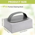 thumbnail image 2 of ACDANC 4Pcs Pumice Stone for Cleaning Oven,Grill Brick with Handle,BBQ Griddle Cleaner for Blackstone, 2 of 4