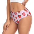 thumbnail image 2 of Fotbe Hand Drawn Strawberry Calzones Estampados para Mujer – Ropa Interior de Algodón, Cómoda, Suave y Elástica-X-Large, 2 of 6