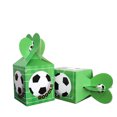 thumbnail image 3 of Decoraciones de cumpleaños de fútbol para niños, suministros de decoración de fiesta de fútbol, vajilla, platos, tazas, mantel de globo, pancarta de fondo, 3 of 5