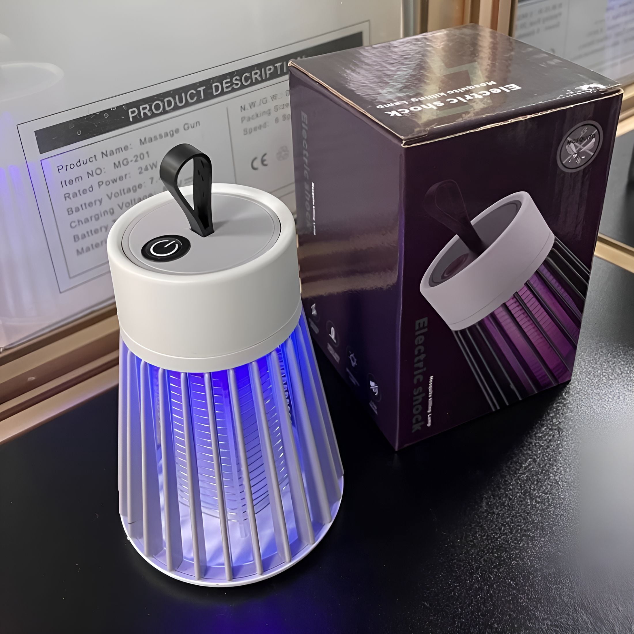 HIBIBUD Mosquito Zapper Fly Trap Mosquito Killer Lamp Usb Electric Radiationless Led Mute Bed Bug Killer Indoor for Mosquito Insect Gnat Moth Fruit Flies with A Small Brush