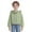 Green, variant on WhouRiu Big Girl's Jacket Lightweight Long Sleeve Hooded Zipper Jacket Child Solid Loose Athletic Outerwear Jackets Beige,Sized 7-8