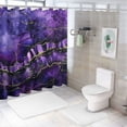 thumbnail image 7 of Orinice Phnom Penh marble bathroom shower curtain set, 36x72, 7 of 7