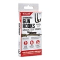 thumbnail image 3 of Allen Company Stronghold Steel Hooks, 2-Hooks per Pack, Black, Mounting Screws, Natural Finish, 3 of 11