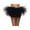 Black, variant on Riforla Tutu Skirt Women's Classic Elastic 5 Layered Ballet Skirt 1950s Vintage Style Short Skirt Multicolor One Size