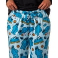 thumbnail image 3 of Sesame Street Women's Cookie Monster Enjoy Life Tossed Print Sleep Pajama Lounge Pants, 3 of 6