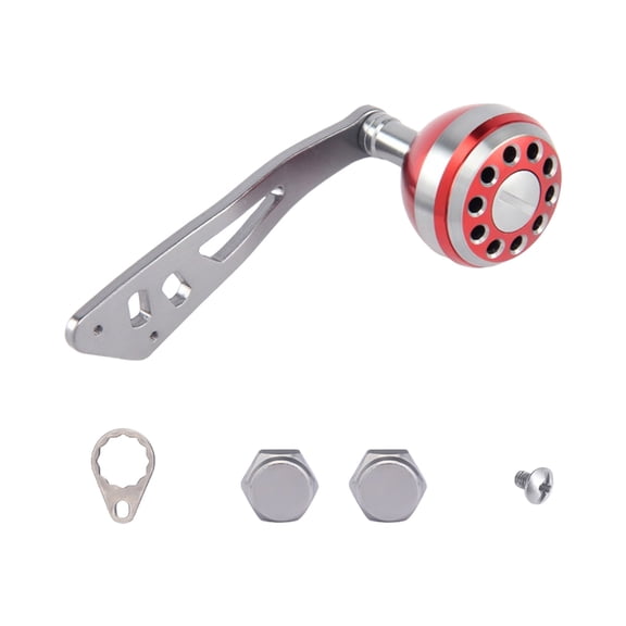 Single Fishing Reel Handle Baitcasting Reels power Handles Aluminum Alloy Rotating Reel Rocker Fishing Tackle Tool