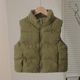 thumbnail image 3 of StSilkitty Boys Girls Vest Zip up Sleeveless Stand Collar Jackets Outerwear Winter Outdoor Warm Vest with Pockets, 3 of 9