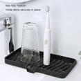 thumbnail image 3 of Kitchen Sink Tray, Silicone Kitchen  Tray Self Draining Kitchen  Tray  Holder Silicone Sponge Holder Sink Tray For Kitchen Counter, Sponge Tray With Drain, 3 of 8