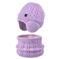 thumbnail image 4 of Enyan Kids Winter Hat Unisex Boys Girls Warm Thick Fleece Lined Knit Beanie with Earflaps, 4 of 4