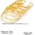 thumbnail image 3 of shiyou-7Pcs Boho Gold Bracelets for Women Vintage Gold Cuff Bangles Bracelets Layered Stackable Bracelets Link Chain Beaded Bracelets Adjustable Rhinestone Bracelets Dainty Jewelry Gifts, 3 of 4