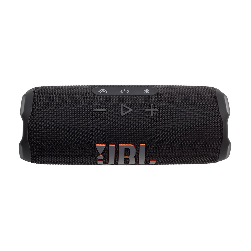 JBL FLIP 7 Waterproof Portable Speaker Bundle with gSport Carbon Fiber Case (Black)
