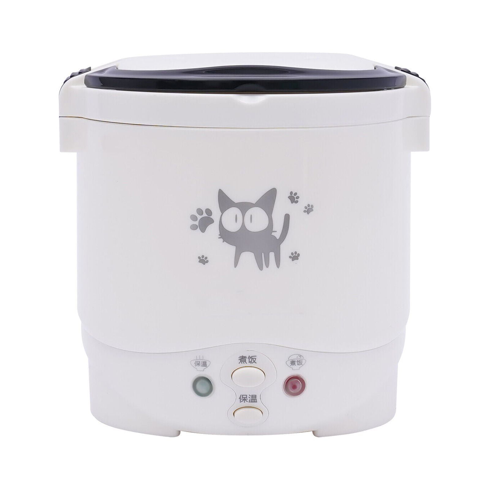 1 Cup Car-Mounted Mini Rice Cooker Steamer,Cooking for Soup Porridge and  Rice,Cooking Heating and Keeping Warm Function,for Cooking Soup, Rice,  Stews, Grains 12V White 