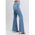 thumbnail image 3 of Judy Blue Full Size Raw Hem High Rise Bootcut Jeans, 3 of 9