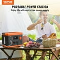 thumbnail image 2 of Portable Power Station 296Wh, 300W Solar Generator with Lithium Battery Backup, Solar Powered for Outdoor Camping, Home Emergency, RV Travel, 2 of 6