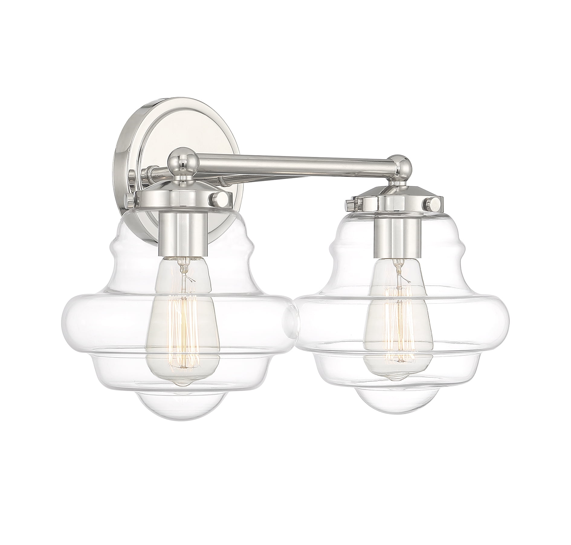 Trade Winds Jordan 2-Light Bathroom Vanity Light in Polished Nickel