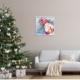 thumbnail image 2 of Stupell Industries Santa Gnome Holiday Lights Graphic Art White Framed Art Print Wall Art, Design by Stella Chang, 2 of 7