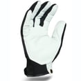thumbnail image 2 of EXO Pro Leather Mechanics Gloves, Single Layer, Neoprene, Full Finger, Black/White, XL (10), 1 Pair, 2 of 9