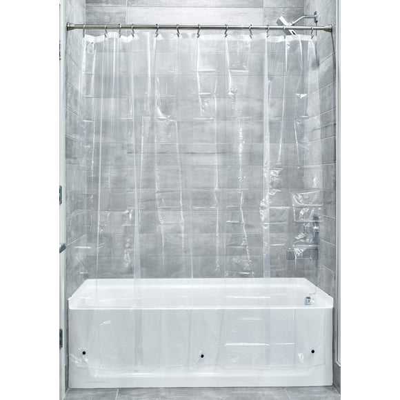 Cortina de ducha InterDesign iDesign, 183 x 244 cm, transparente