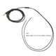 thumbnail image 3 of 1 unidad de cable de reparación de auriculares negro largo de 1,5 M, auriculares TPE, cable de reparación de auriculares de cobre sin oxígeno semiacabado con 30 núcleos negro, 3 of 5