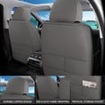 thumbnail image 5 of Car Seat Covers Full Set Fit for Toyota Prius 2001-2026, Premium Faux Leather Waterproof Breathable Anti‑Slip Seat Protectors, Gray&Beige, 5 of 7