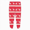 thumbnail image 4 of sdbrld Kids Boys Fall Winter Pajamas Christmas Long Sleeve Sleepwear Xmas Clothes and Pj's Pants 2 Piece Outfit Sets Red Sizes 5-6 Years, 4 of 5