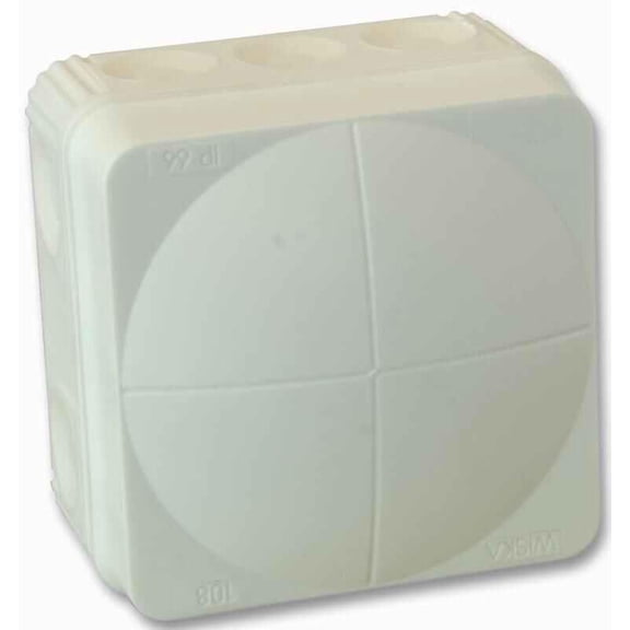 WISKA - Combi 108/5/W Polypropylene IP66 Junction Box White 76 x 76 x 51mm