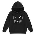 thumbnail image 5 of Ccpelsie Girls Clothes 2 Piece Clothing Sets Hoodie Long Sleeve Sweatshirts and Pants Fall Winter Outfits for Girls(Black,3-4 Years), 5 of 7