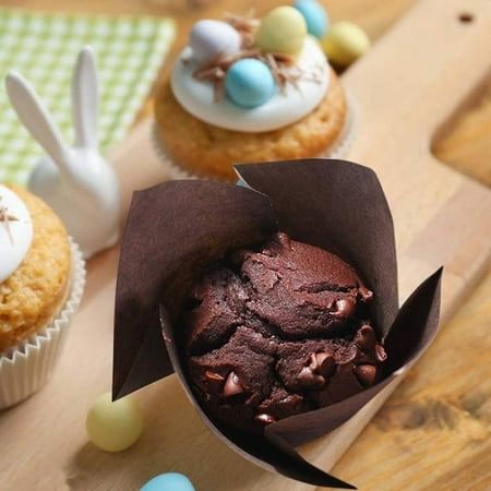 

100 Pcs Muffin Paper Wedding Muffins Paper Moulds Tulip Mould Baking Paper For Baking Classes Cake Cupcakes Baking Tools
